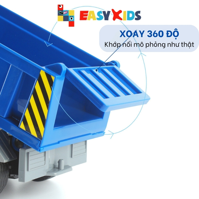 Xe Tải Xe Ben Toystar Đồ Chơi Mô Hình Cỡ Lớn Cho Bé, Đồ Chơi Xe Tải Xe Ben Có Đèn Nhạc Như Thật
