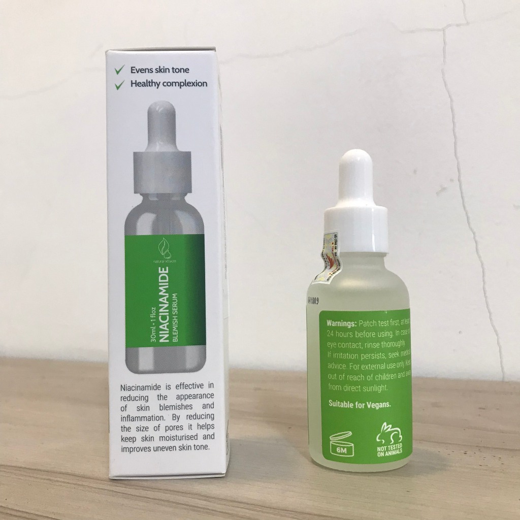 Ảnh Tinh Chất Ngừa Mụn Mờ Thâm Natural Xtracts Niacinamide Blemish Serum 30ml 4
