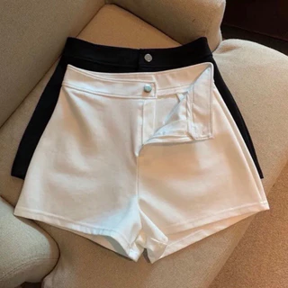 Quần short nữ lưng cao chất umi khoá trước 2 túi sau dáng ngắn siêu Hot_988