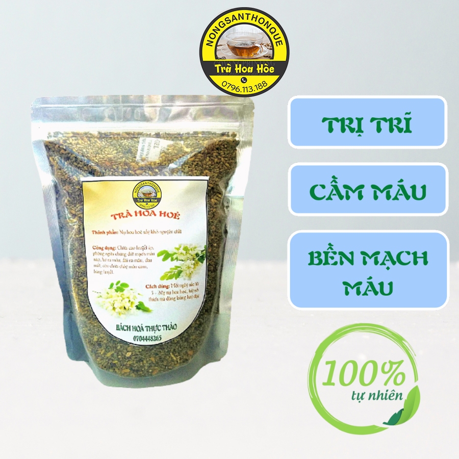Trà Hoa Hòe Thái Bình, Nụ Hoa Hòe Khô Hàng Chuẩn Loại 1, Chè Hoa Hòe Hạ Huyết Áp, Tốt Tim Mạch