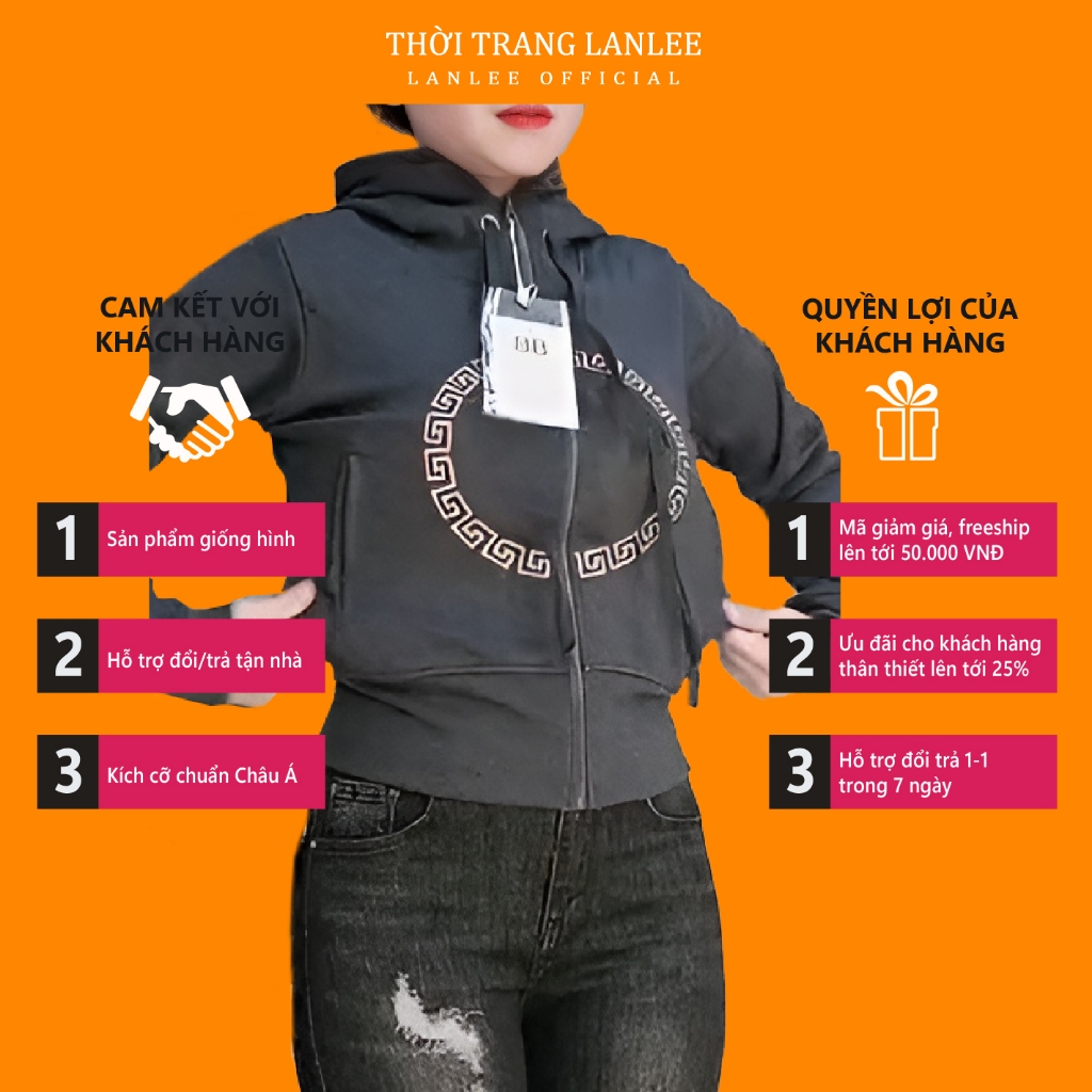 Áo Chống Nắng Nữ 𝗟𝗮𝗻𝗹𝗲𝗲 𝗙𝗮𝘀𝗵𝗶𝗼𝗻 Mã Q
