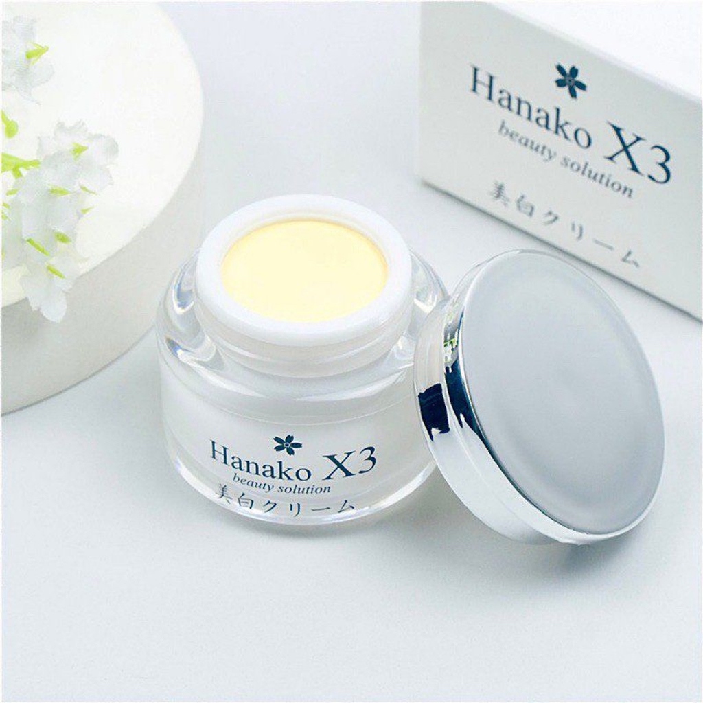 Kem Face Hanako X3 Nhật Bản Dưỡng Trắng Đẹp Da 12g