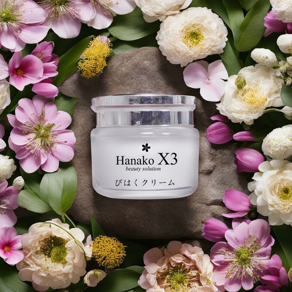 Kem Face Hanako X3 Nhật Bản Dưỡng Trắng Đẹp Da 12g