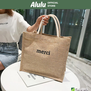 Túi Xách Nữ - Túi Cói Merci Phong Cách Vintage Siêu Hót Loại 1 Kho Sỉ Gia Dụng Alulu