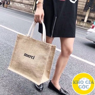 Túi Xách Nữ - Túi Cói Merci Phong Cách Vintage Siêu Hót Loại 1 Kho Sỉ Gia Dụng Alulu