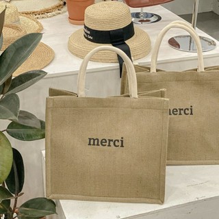Túi Xách Nữ - Túi Cói Merci Phong Cách Vintage Siêu Hót Loại 1 Kho Sỉ Gia Dụng Alulu