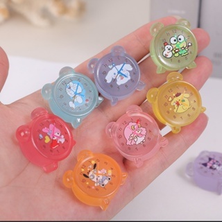 🏵️🏵️ Dễ Thương Đồng Hồ Báo Thức mini Bằng Nhựa resin Dạ Quang diy Để Bàn Trang Trí Phòng Ngủ / Chậu Cây Cảnh/Xe Hơi