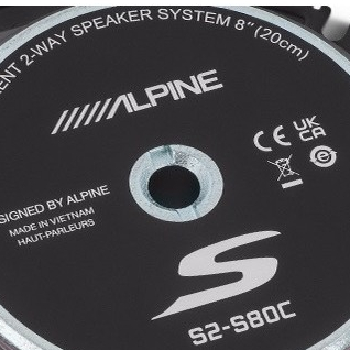 loa 20cm alpine ( loa kéo có thể sử dụng )