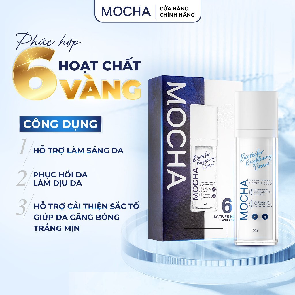 Ảnh Combo 1 Sữa Rửa Mặt Bio Active Mocha 300ml Và 1 Kem Dưỡng Biovector 6 Active Gold 30gr 1