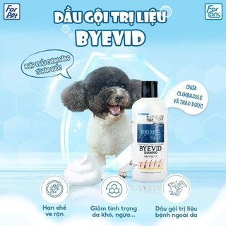 Forcans Byevid – Sữa Tắm Chăm Sóc Da & Lông Cho Chó Mèo 300ml