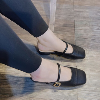 Sục Nữ Mũi Vuông Da Mềm QC Fullbox Mieo Shoes D2637 D2638
