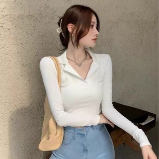 áo tay dài cổ v