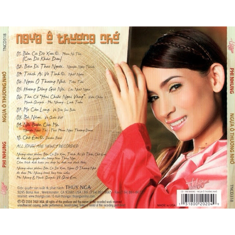 Băng Cassette Phi Nhung - Ngựa Ô Thương Nhớ