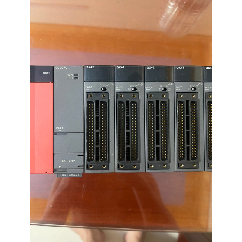 bộ lập trình PLC mitsubishi CPU Q00CPU bo nguồn, Module QX42 QY42P Base ...