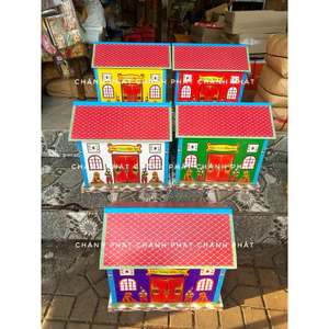 Nhà Kho Lớn Kích Thước 46*31*43 Loại Đẹp Màu Đỏ