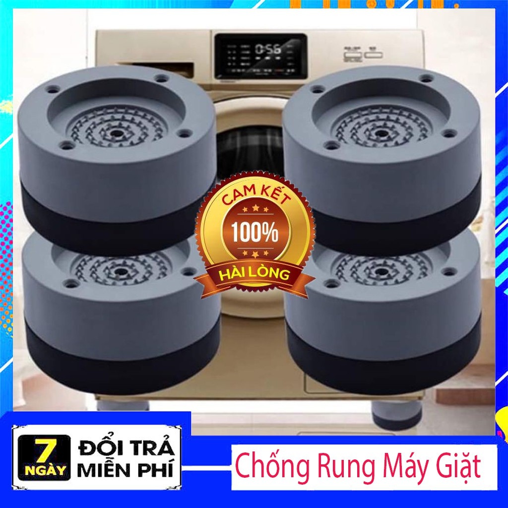 3316 Bộ 4 miếng đệm cao su lót chân máy giặt chống rung chống ồn