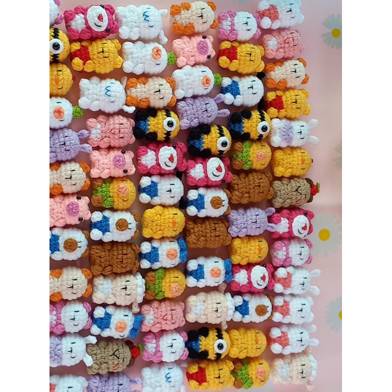 Thú len mini siêu cute, Móc khoá thú len - Sun Earth Crochet | Shopee ...