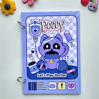 Đồ chơi bóc dán Bệnh viện thú y Poppy Playtime - Búp bê giấy Pighandmade