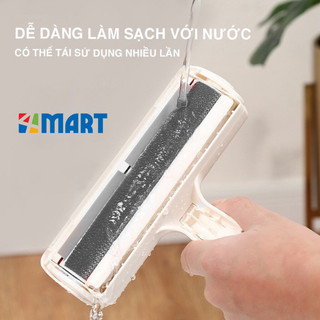 Cây lăn lông chó mèo tĩnh diện, làm sạch lông thú cưng bám trên chăn giường nệm quần áo.
