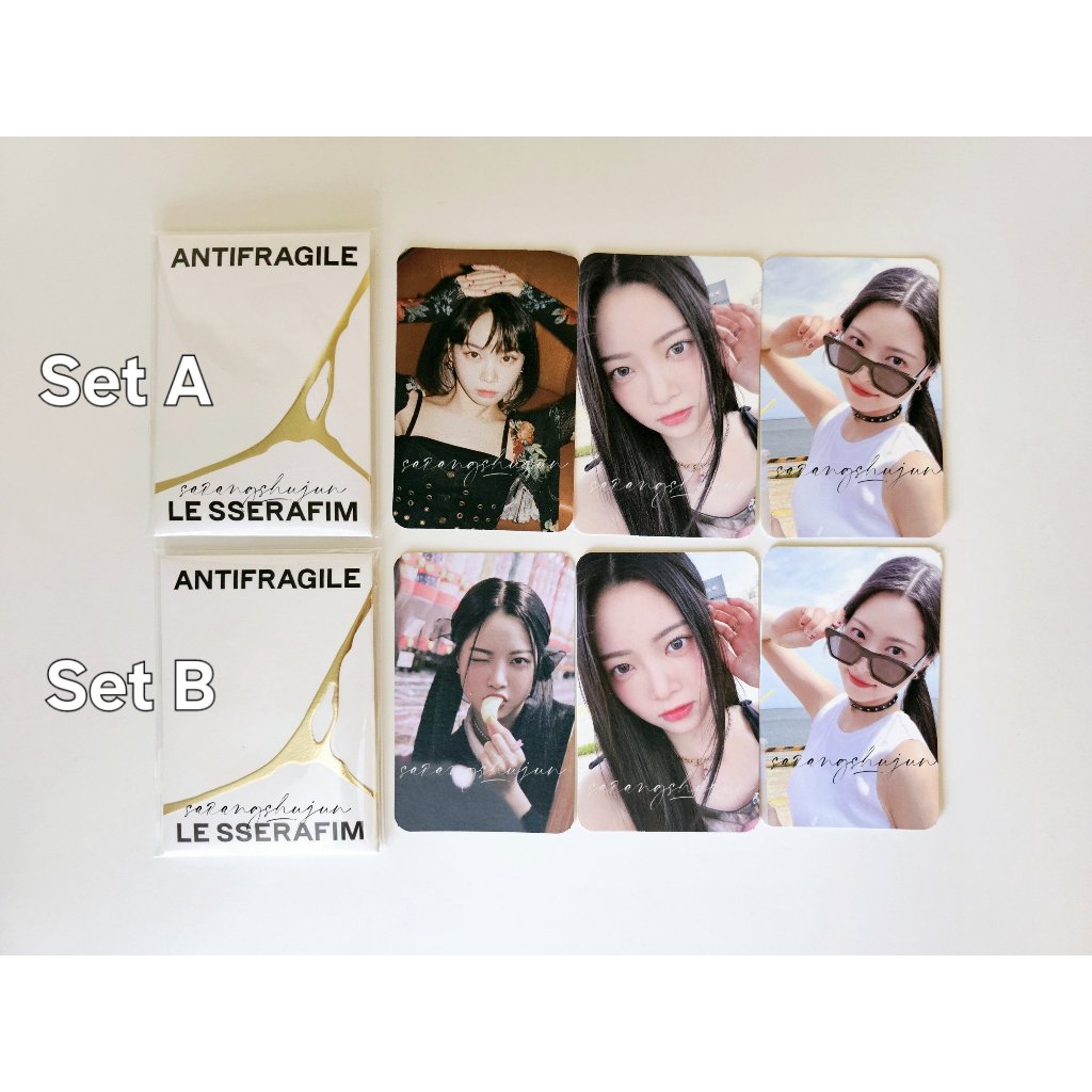 Album Le Sserafim Antifragile nguyên seal Weverse version | Shopee