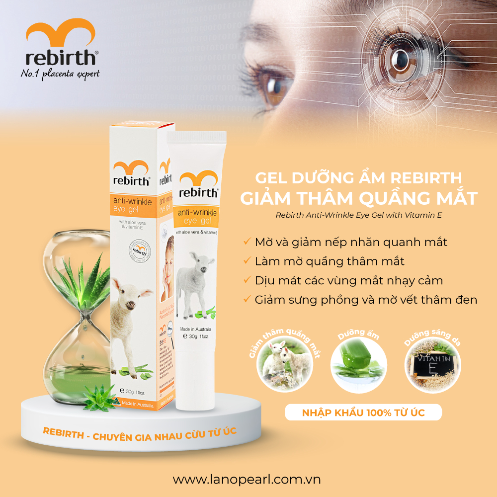 Ảnh Gel dưỡng chống nhăn vùng mắt Rebirth Anti-Wrinkle Eye Gel (30ml) 2