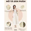 Set áo kiểu mix chân váy xoè phong cách Hàn Quốc, Set váy nữ dáng dài tiểu thư Hoadanbistore