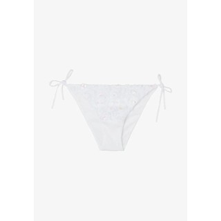 Áo, quần bikini đi biển màu trắng dệt hoa hàng VNXK