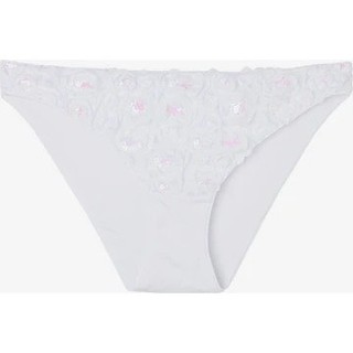 Áo, quần bikini đi biển màu trắng dệt hoa hàng VNXK