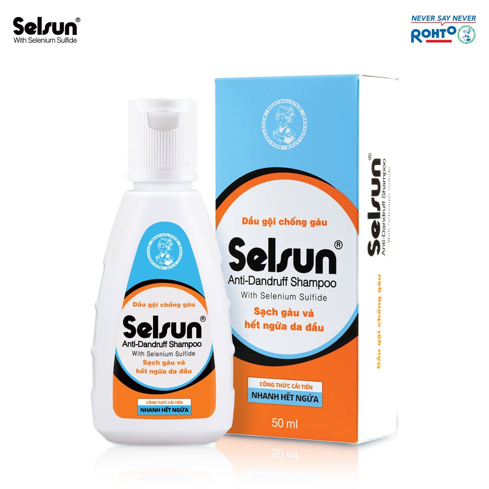Ảnh Dầu gội Selsun chống gàu, sạch gàu & hết ngứa da đầu Selsun Anti-Dandruff Shampoo 50ml 3
