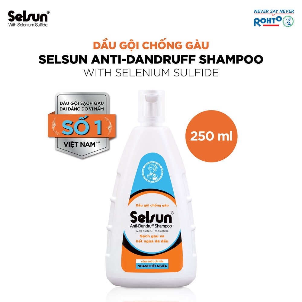 Ảnh Dầu gội Selsun chống gàu, sạch gàu & hết ngứa da đầu Selsun Anti-Dandruff Shampoo 250ml 2