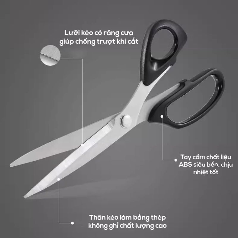 Kéo Cắt Đa Năng Z6, Cắt Vải, Cắt Thịt, Cắt Giấy