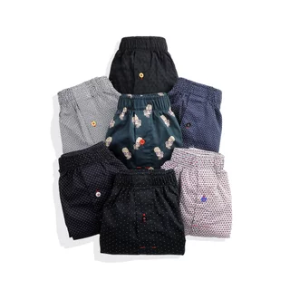 Quần đùi nam mặc nhà chất cotton 1919 Quần ngủ nam CT09