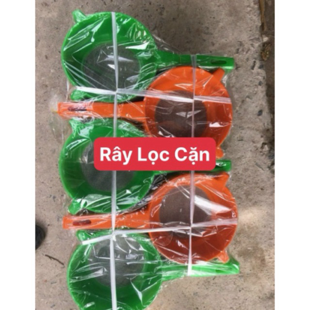 Rây lọc thức ăn có tay cầm bằng nhựa tiện lợi chuyên dụng, lọc cua, lọc ...