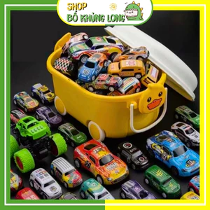 Thùng 50 Ô Tô Mini Cao Cấp Tặng Hộp Đồ Chơi Ô Tô Thùng Xe Ô Tô Đồ Chơi Cho Bé Trai - BỐ KHỦNG LONG