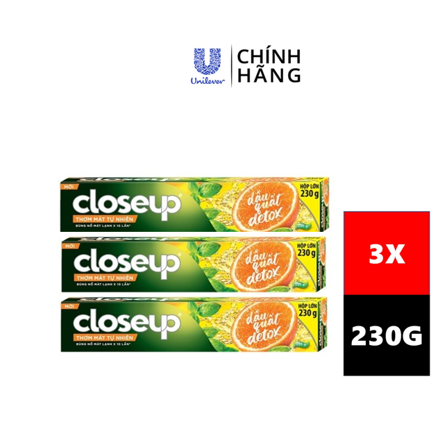 Ảnh Combo 6 Kem Đánh Răng Closeup Làm Trắng Răng Tự Nhiên Sau 2 Tuần 230G/Tuýp 3