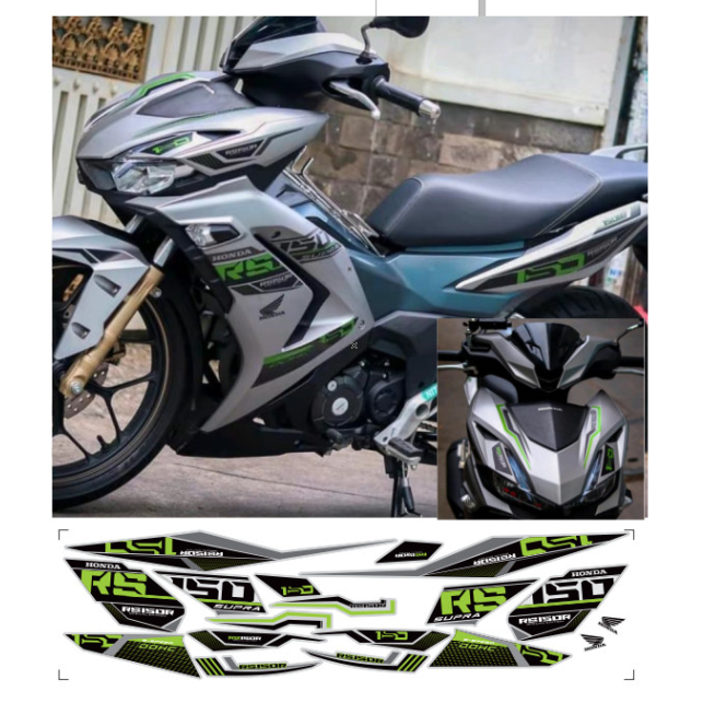 tem rời WINNER X V3  cao cấp chất liệu in 3 lớp PPF chống nước không phai màu