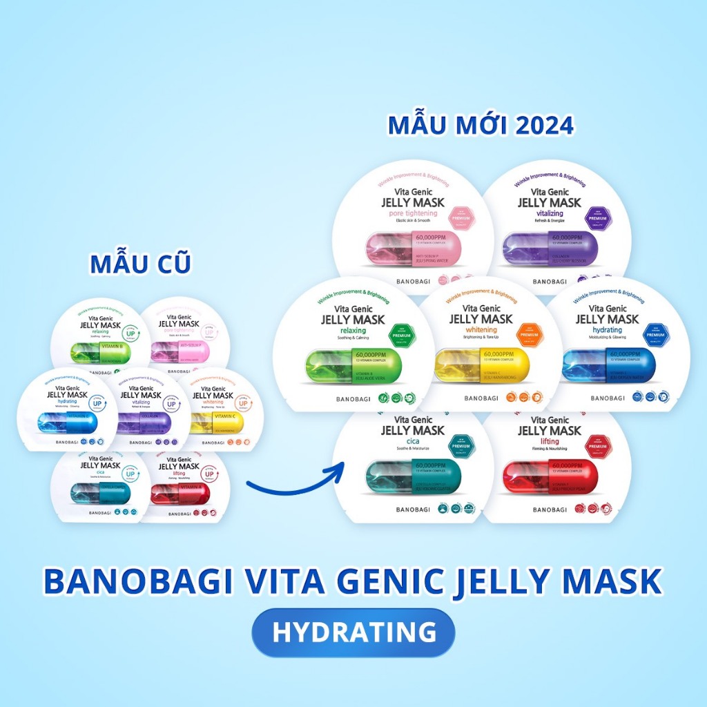 Ảnh Mặt nạ dưỡng da Vita Genic Jelly Mask BANOBAGI 30ml 1
