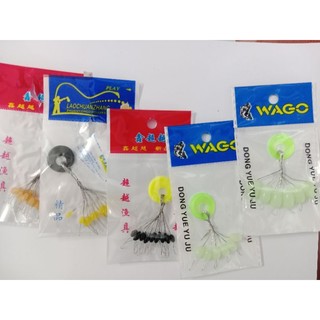 combo 5 bịt chặn chì, chặn phao lớn nhỏ