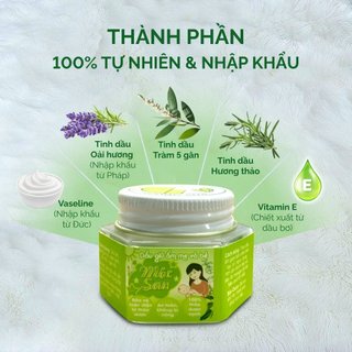 Sáp giữ ấm cho bé Mộc San 30g (loại to) HTX dược liệu chống cảm giảm ho