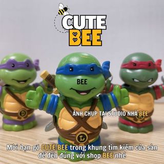 Combo 3 mô hình Ninja Rùa mini chính hãng Mattel xuất dư phiên bản đặc biệt - Teenage Mutant Ninja Turtles Figurines