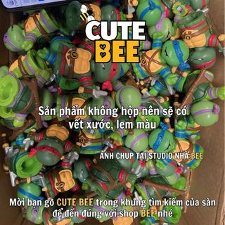 Combo 3 mô hình Ninja Rùa mini chính hãng Mattel xuất dư phiên bản đặc biệt - Teenage Mutant Ninja Turtles Figurines