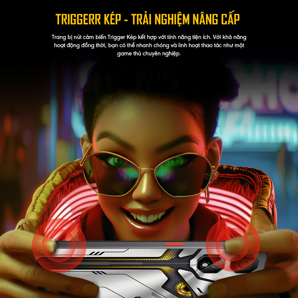 Ảnh Điện thoại Gaming Nubia Neo 2 |20(8+12)GB/256GB | 6.72'' 120Hz| Trigger Kép| Sạc nhanh 33W 4