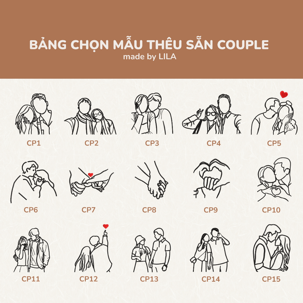 (Chỉ bán kèm áo) Thêu thêm hình có sẵn
