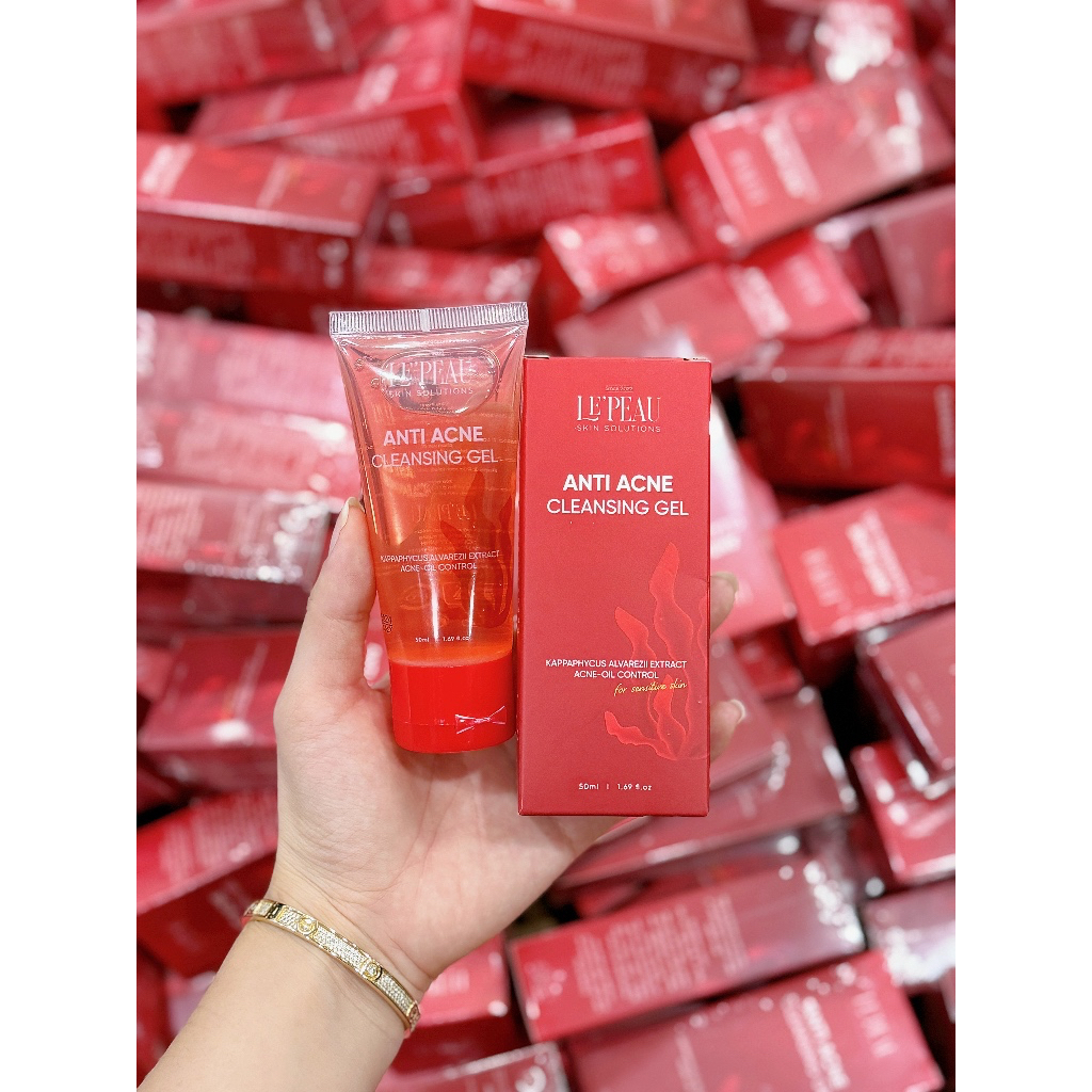 Ảnh Sữa rửa mặt anti acne hỗ trợ giảm mun, ngăn ngừa mụa, làm sạch sâu - LE'PEAU 1