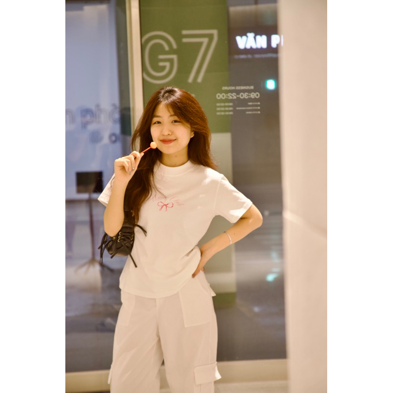 [Tặng Kèm Nơ Hàn] Áo Baby Tee Thun Nơ UnimClub Vải Cotton Mềm Min Cao Cấp Co Giãn 2 Chiều Hàng Cao Cấp - BBT06