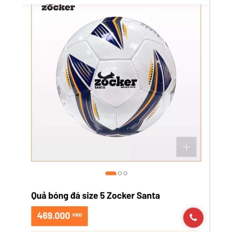 Bóng Zocker Santa da PU cao cấp bản thi đấu đầm êm độ nảy chuẩn, kèm ...