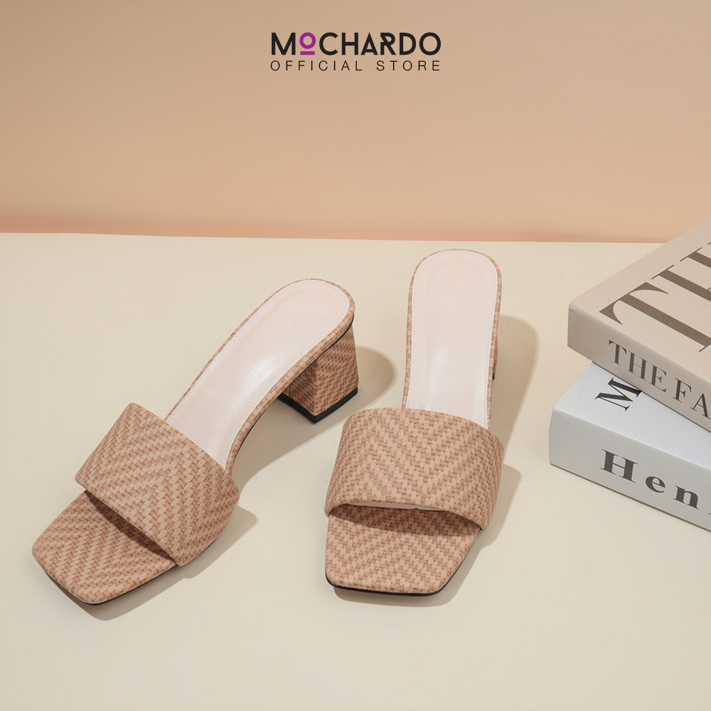 Dép Cao Gót MOCHARDO Quai Ngang Sang Chảnh TM-001