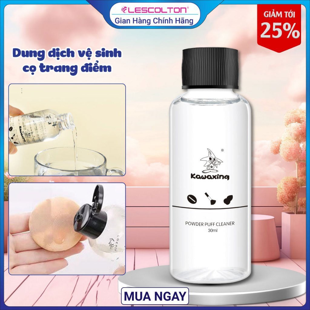 Ảnh Sản phẩm làm sạch Cọ trang điểm Lescolton 2024 1