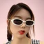 Kính mắt râm mát nữ nam mắt oval cá tính phong cách Hàn Quốc Hotrrend thời trang giá rẻ ABICA 315