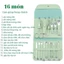 Bộ dụng cụ làm móng 16 món kèm túi da đựng - tiện dụng, siêu bền